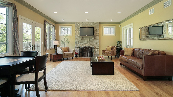 Living room of new jersey home